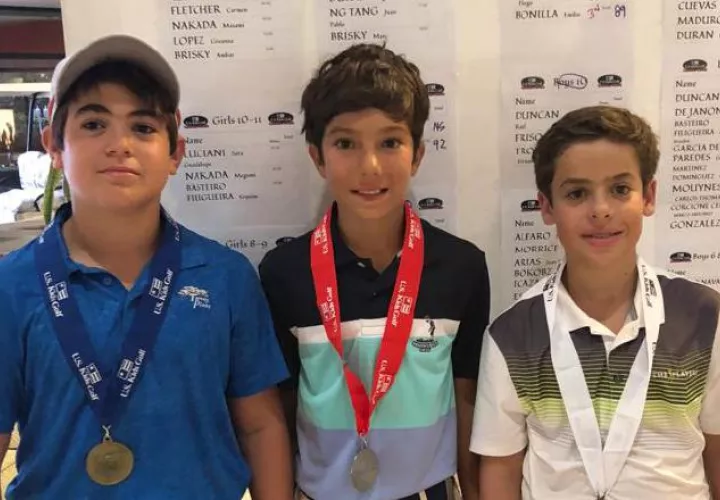 Samuel Durán junto a Diego Álvarez y Emilio Bonilla. /Foto Cortesía