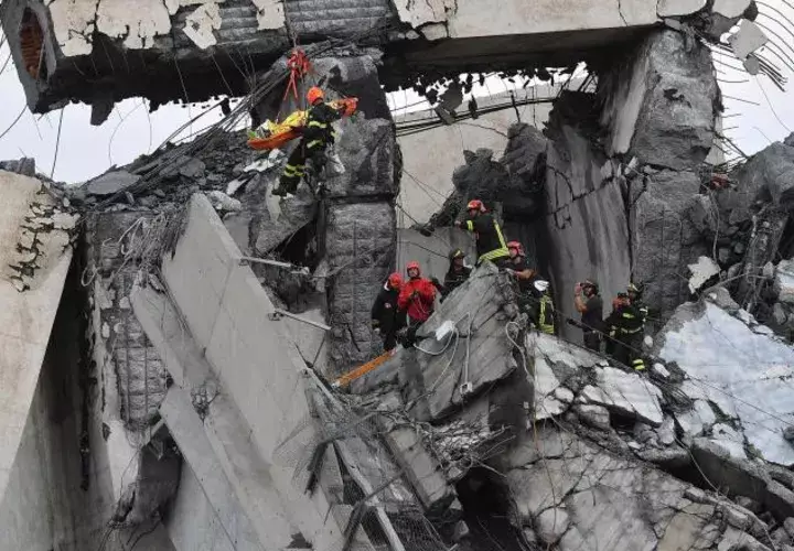 El puente Morandi fue construido en 1967. /Foto AP