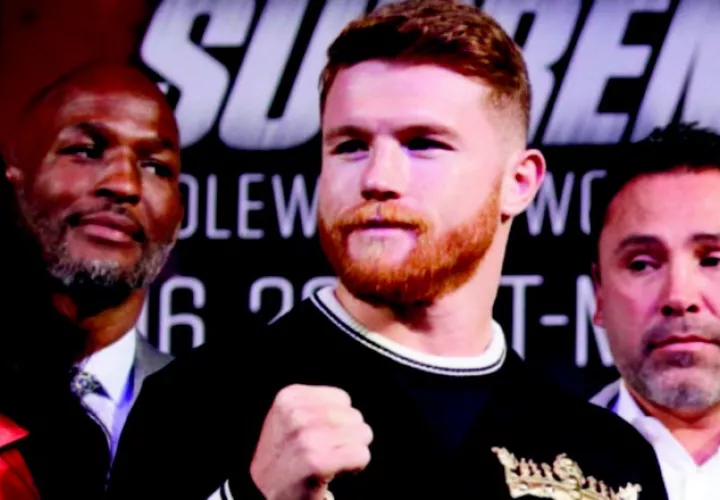 "Canelo" fue sancionado por dopaje. /Foto AP