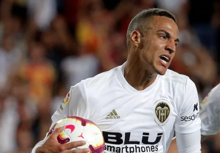 Rodrigo anotó por Valencia. /Foto EFE
