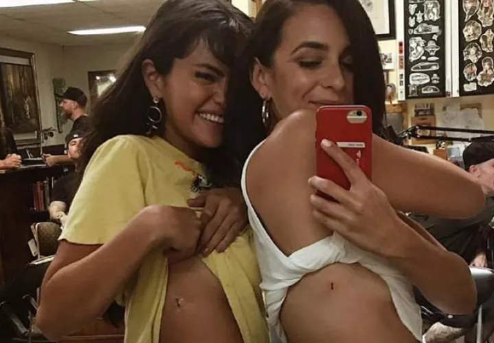 Tatuaje de Selena Gómez. 