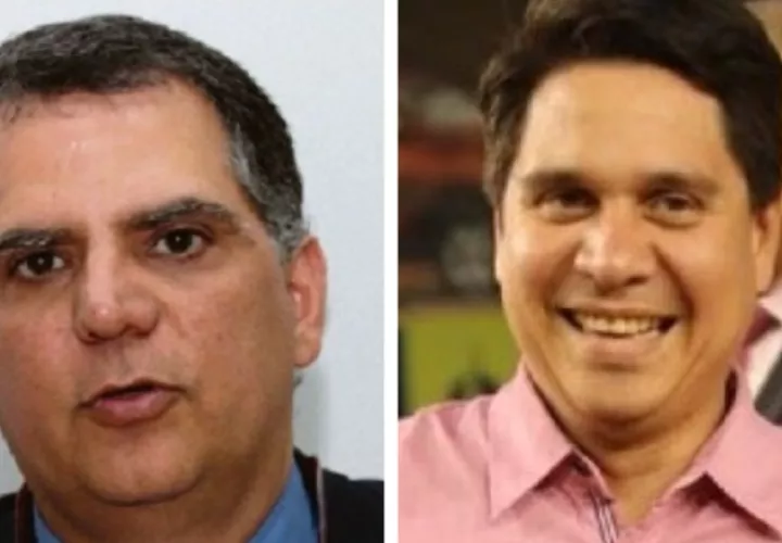 Camilo Amado, Presidente del Cop y Mario Pérez, director de Pandeportes.