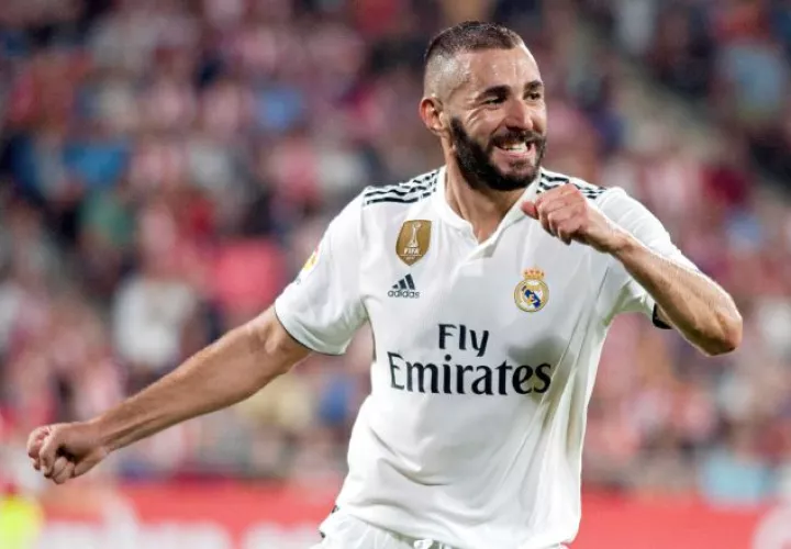 Benzema marcó doblete. /Foto EFE