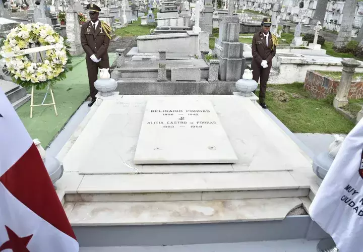 Tumba de Belisario Porras, en el Cementerio Amador.