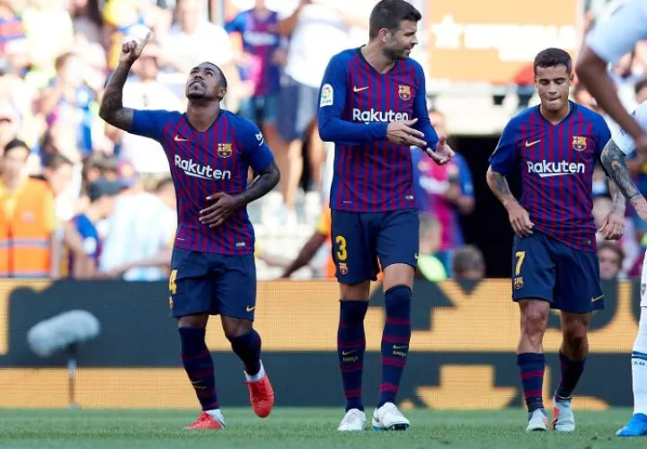 Barcelona jugó la Copa Joan Gamper contra Boca Juniors. Foto EFE