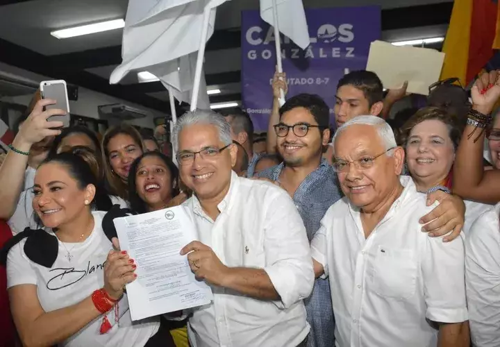 José Isabel Blandón se postuló el pasado domingo 19 de agosto en la sede de la Fundación Arias Madrid. 