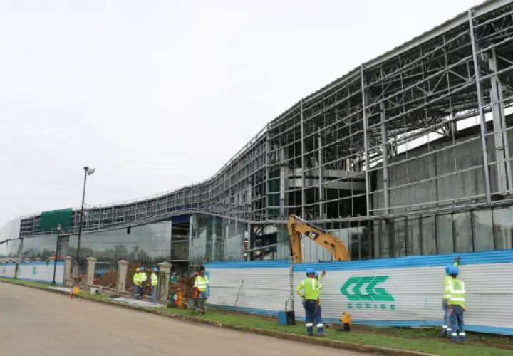 El nuevo Centro de Convenciones de Amador registra un avance del 78%. Foto/Cortesía