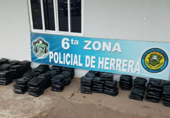 La droga estaba en una casa en el distrito de Santa María. Foto: Thays Domínguez.
