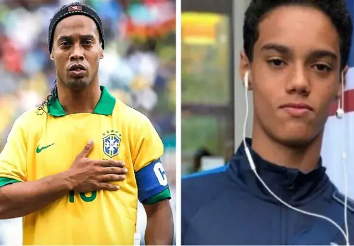 El hijo de Ronaldinho encantó a los cazatalentos.