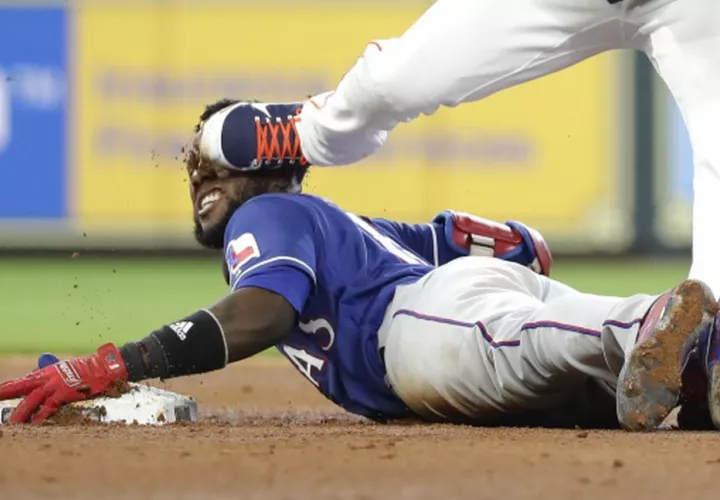 Golpe que se llevó Jurickson Profar Foto AP