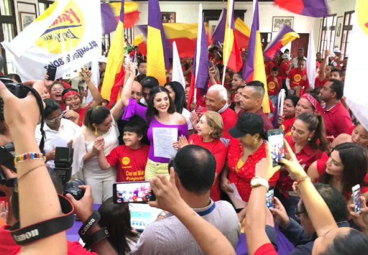 La diputada del partido Panameñista Katleen Levy. 