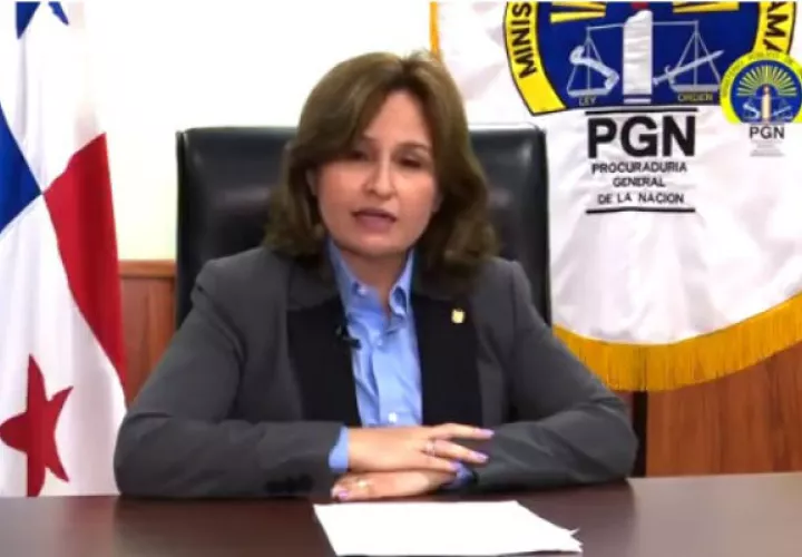 Procuradora general de la Nación, Kenia Porcell.