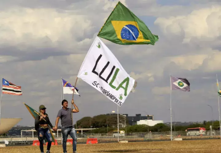 Luiz Inácio Lula da Silva, está en un centro penitenciario por casos de corrupción.FOTO/EFE