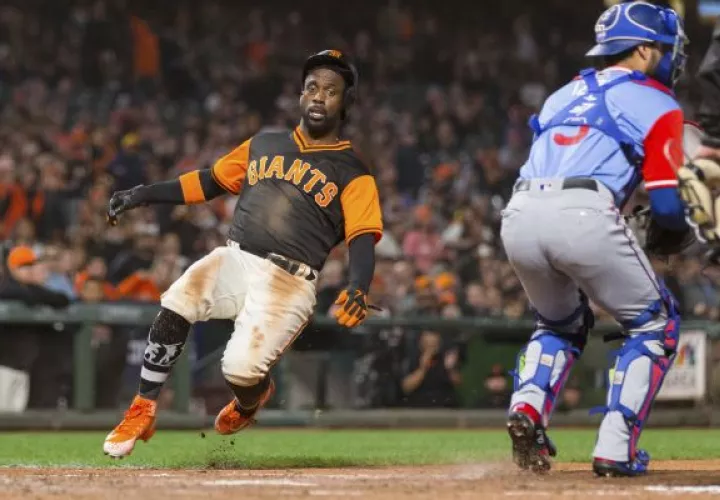 En su primera temporada con los Gigantes no tenía números tan impresionantes. Foto de AP