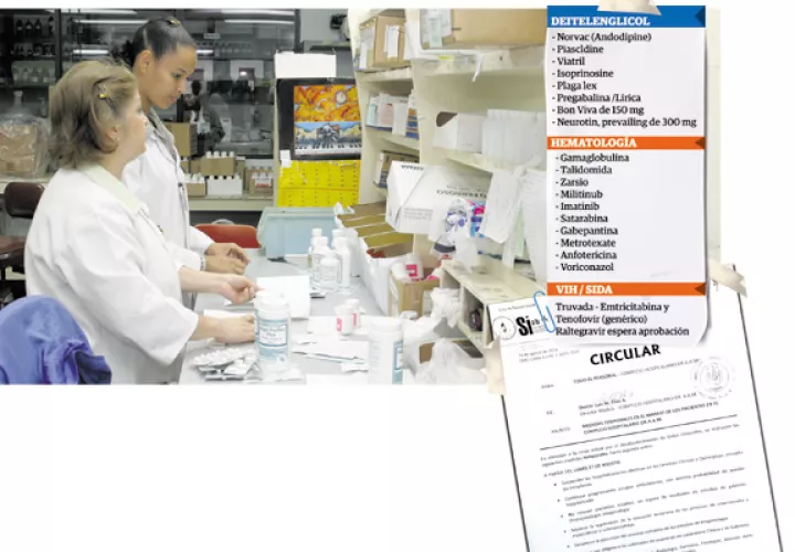 No se  retendrán pacientes estables, en espera de resultados de estudios  de histopatología e  imagenología por la crisis de desabastecimiento.