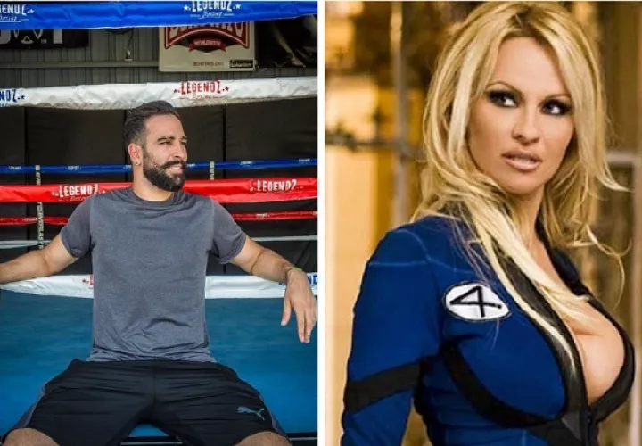 Pamela Anderson grita el amor por su pareja.