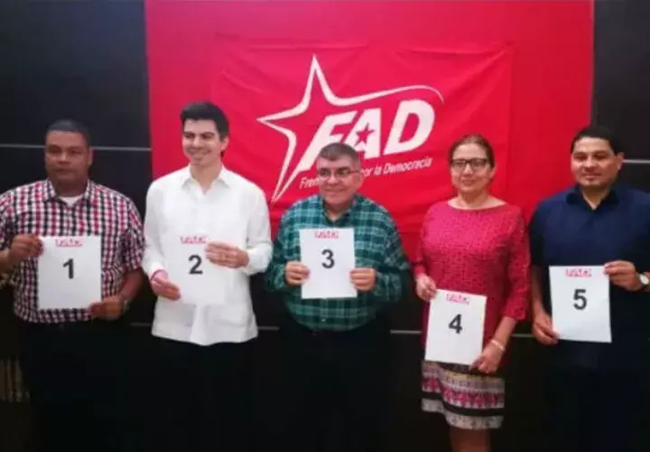Son cinco los aspirantes presidenciales dentro del Frente Amplio por la Democracia,