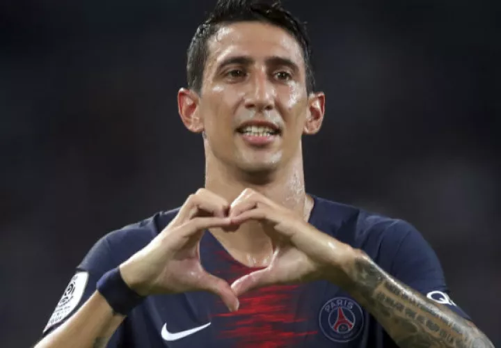 Ángel Di María del París Saint-German (PSG). Foto:AP
