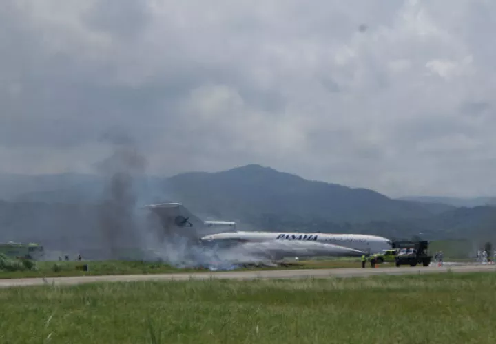 Simulacro en el Aeropuerto de Tocumen.