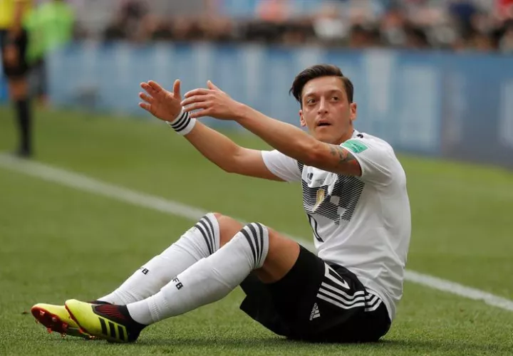  Mesut Ozil no tuvo un buen rendimiento durante el mundial. Foto EFE