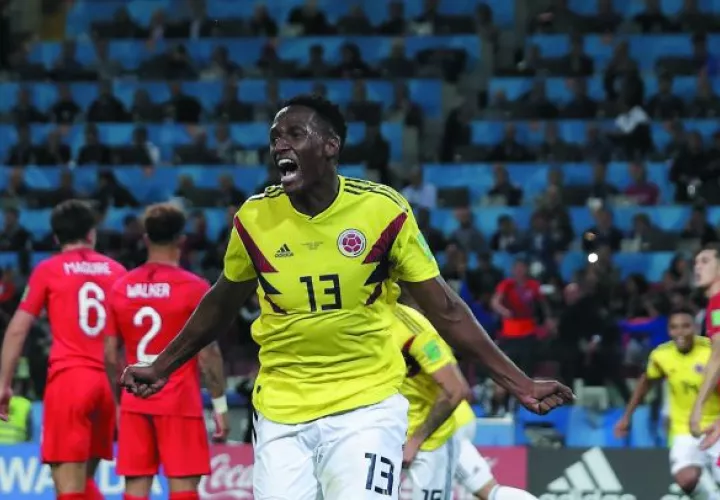 Mina jugó un buen mundial con Colombia. Foto AP