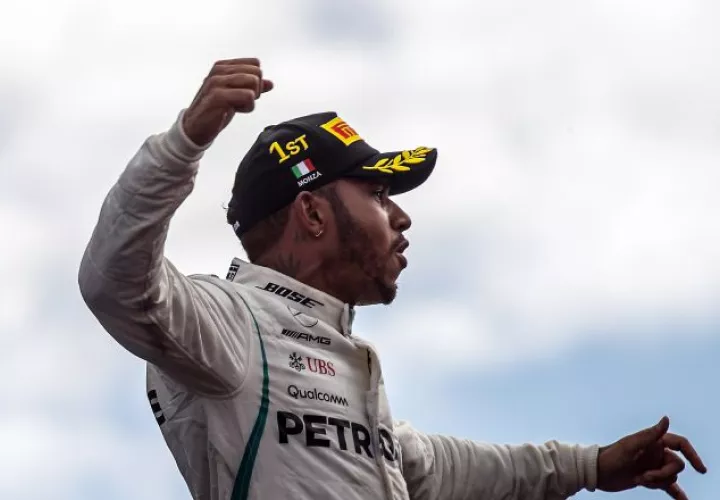 Lewis Hamilton celebra otra victoria en el campeonato. /Foto EFE