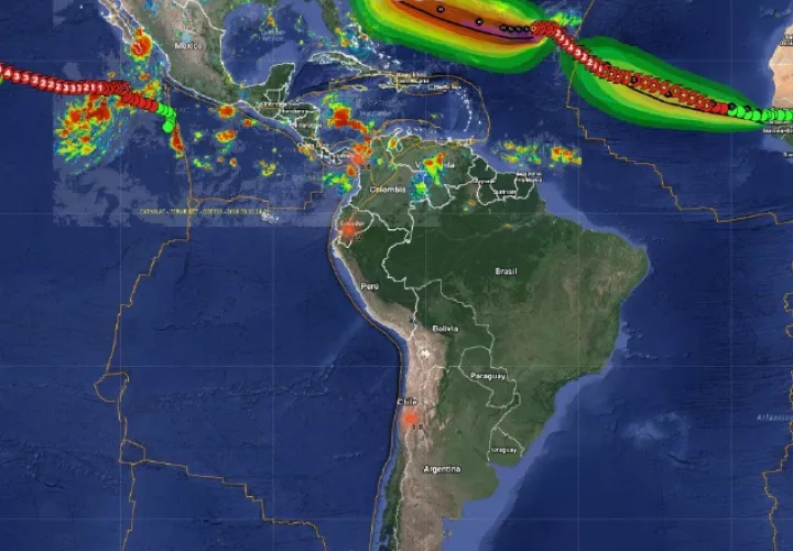 Primero fue Panamá, luego Ecuador y por último Chile, en donde se dieron sismos en horas de la noche del jueves. Internet