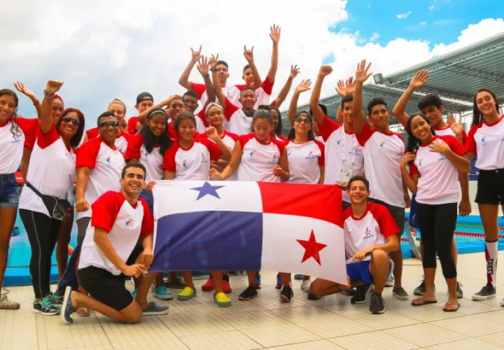 La delegación panameña mandó un mensaje claro durante el primer día de actividades de la natación de los Codicader. /Foto Cortesía