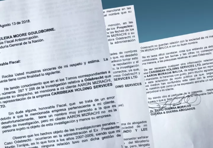 La defensa de Aaron Mizrachi dejó en claro que por "error" ha sido mencionado en la investigación relativa al caso Odebrecht.