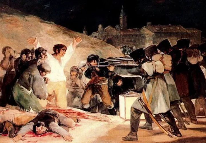 Obra del pintor y grabador español Goya, quien es considerado uno de los grandes maestros de la pintura de su país.