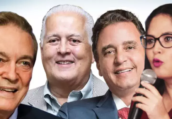 Se espera que estos cuatro precandidatos lideren las preferencias perredistas.  Archivo