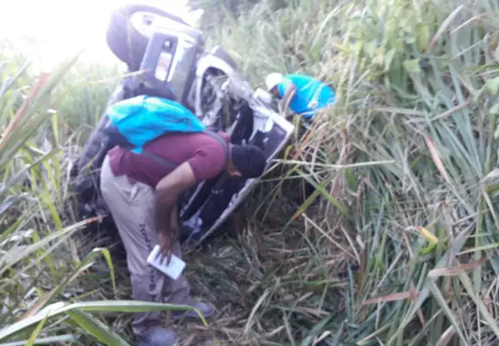 El accidente ocurrió en Rosario de Capira. Foto/Eric montenegro
