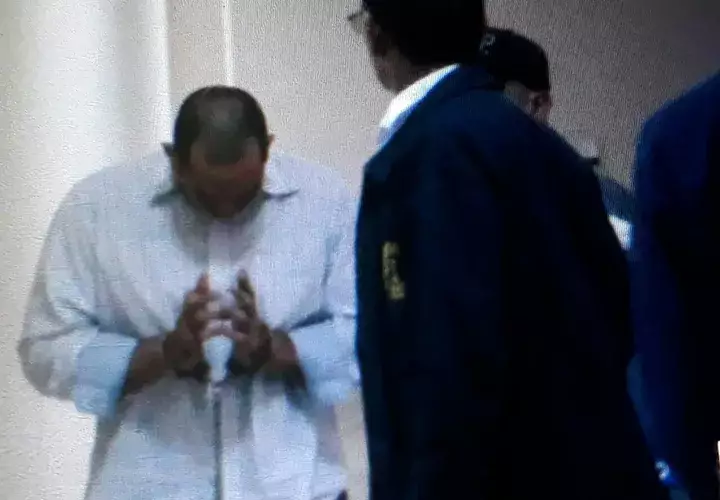 El sospechoso Hidadi Saavedra. 