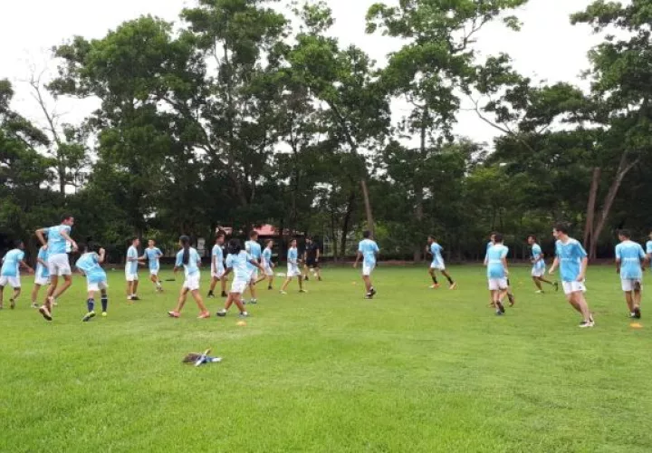 El campamento se realiza en el colegio San Agustín de David. Foto de Mayra Madrid