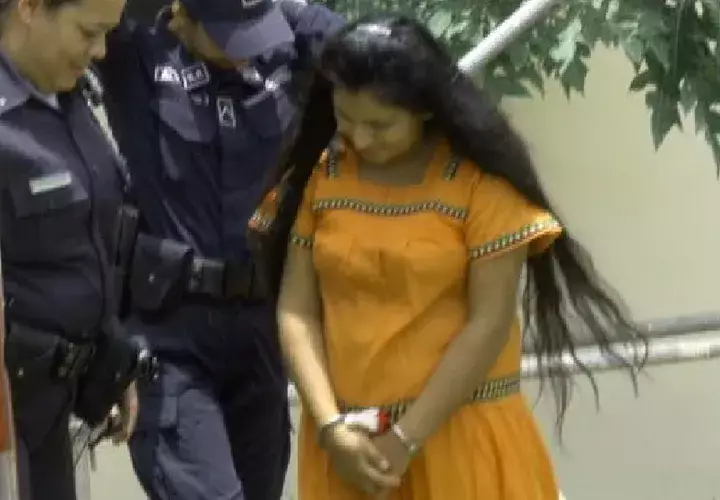 La indígena permanece privada de libertad en el centro femenino de Los Algarrobos, en Dolega, Chiriquí. Foto: Mayra Madrid.