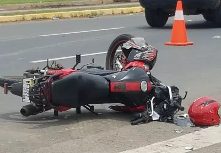 Los motociclistas se llevaron la peor parte tras el accidente registrado en Chitré provincia de Herrera.