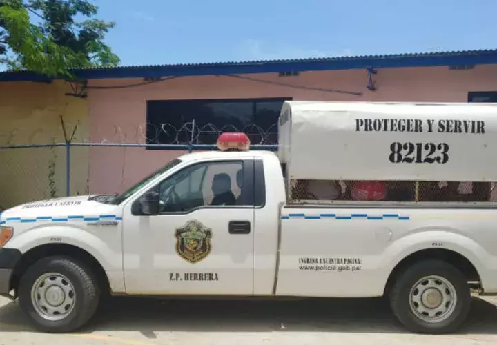 Se activaron retenes en Chitré, donde se logró interceptar el auto con los sujetos. Foto: Thays Domínguez.