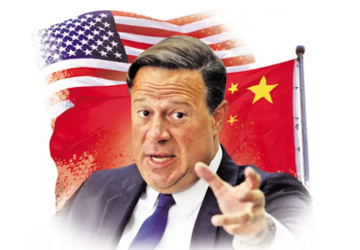 Juan Carlos Varela  Varela ofreció a China una propiedad de 4 hectáreas en la Calzada de Amador. Foto/Epasa