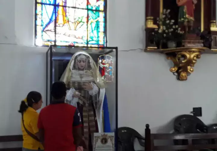 Los que han visitado la imagen aseguran que es algo conmovedor. Foto/Thays Domínguez