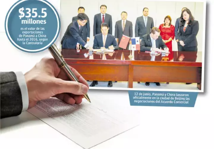 China y Panamá negocian un Tratado de Libre Comercio.