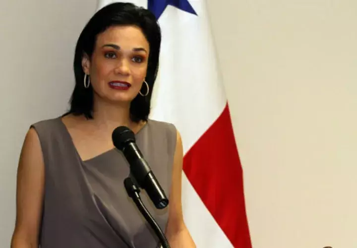La vicepresidenta y Canciller de Panamá, Isabel de Saint Malo. 
