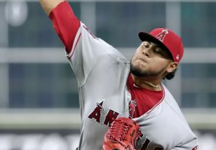 La primera victoria de Barría ante Houston. Foto de AP