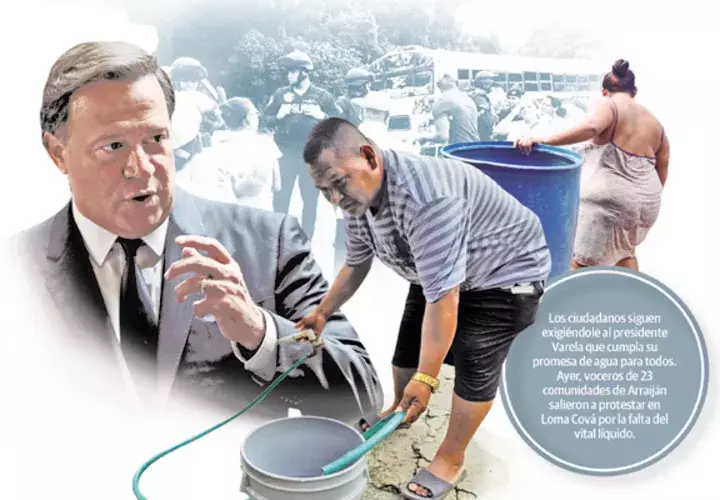 Agua para todos, una promesa de Juan Carlos Varela que no llegó. 