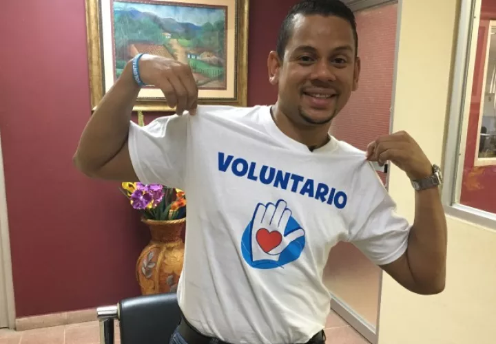 Kabhir Pacheco, director de Voluntarios en Comité Organizador Local de la JMJ Panamá 2019.  Foto/Juan Carlos Lamboglia 