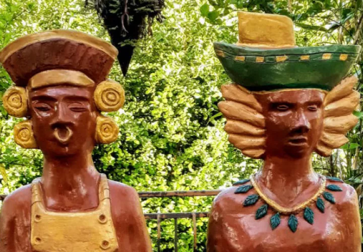 La gran mayoría de las esculturas panameñas no reflejaban la identidad del país.