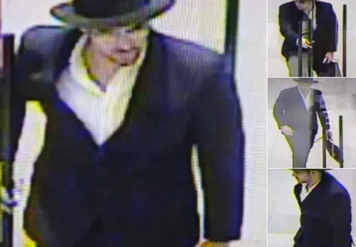 Un sujeto ingresó vestido con saco y sombrero se hizo pasar por un cliente y terminó llevándose miles de dólares en mercancía. Foto: Epasa.