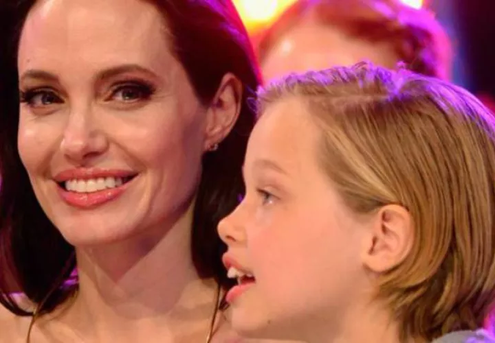Shiloh y su madre, Angelina. 