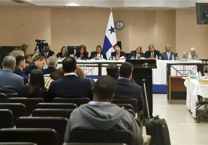 La mayoría de los magistrados argumentaron que la solicitud de fianza es improdecente. Foto: Órgano Judicial.
