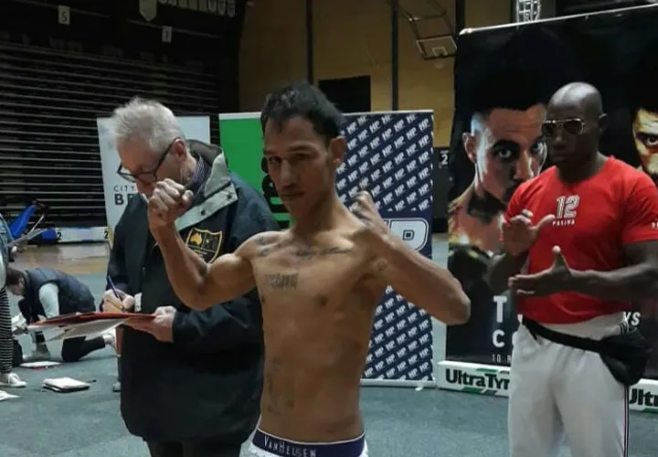 Luis "El Nica" Concepción sin problemas de peso. Foto Cortesía