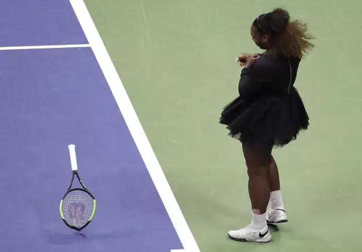 Serena estuvo irreconocible.